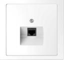 Merten D-Life telephone socket (lotus white)